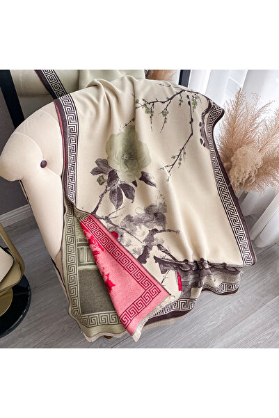 choice2 green New 2025 Women Brand Ink wash painting Scarf Luxury Autumn Wint...
