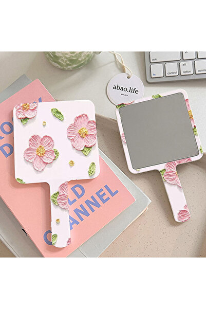 Choice8 DUTRIEUX 5 Handheld Makeup Mirror Portable Flower Mirror For Women an...