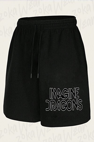 ZOKAWEAR Unisex Imagine Dragons Design Printed Shorts