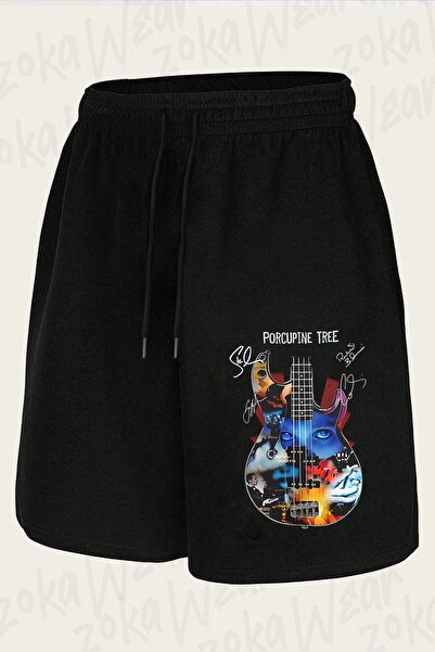 ZOKAWEAR Unisex Porcupine Tree Design Printed Shorts