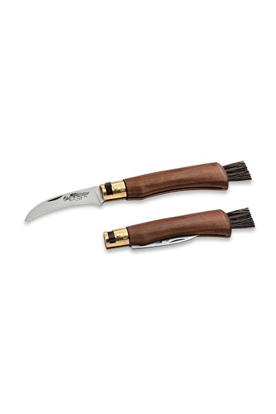 OEM Briceag Old Bear Mushroom walnut pentru ciuperci, lama 68 mm