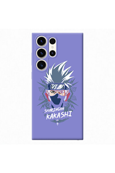 Other Samsung S24 Ultra Anime Mangoo Purple Colored Silicone TPU Θήκη