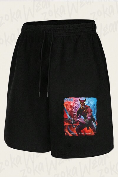 ZOKAWEAR Unisex Dio Decade Design Printed Shorts