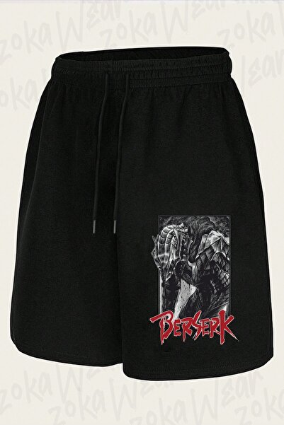 ZOKAWEAR Unisex Berserk Anime Guts Character Pro Design Printed Shorts