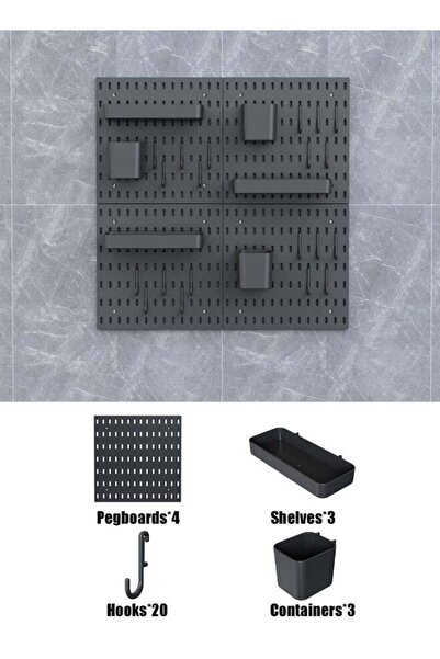 Generic CozyNest Pegboard Wall Organizer Kit, Wall Shelf Storage Display Rack...
