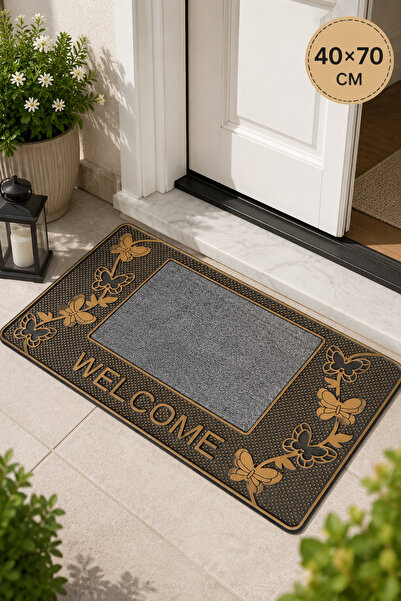 Alıç Non-Slip Door Mat 40X70 cm – Strong Base, Water and Dust Absorber, Indoo...