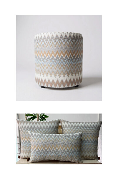 Elanora Home Decorative Cushion Cover, High-Quality Woven Fabric, Combination...
