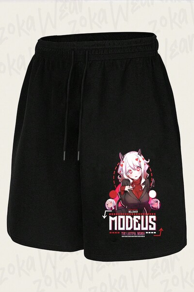 ZOKAWEAR Unisex Helltaker Modeus The Lustful Design Σορτς με στάμπα