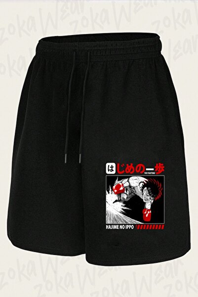 ZOKAWEAR Unisex Hajime No Ippo Design Printed Shorts