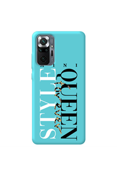 Other Xiaomi Redmi Note 10 Pro 4G Mini Quen Forever Turquoise Colored Silicon...