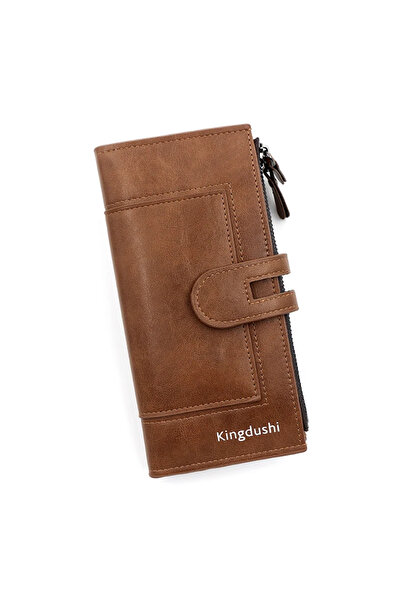 Choice1 Chocolate Fashionable Women's Long Wallet, Large Capacity European an...