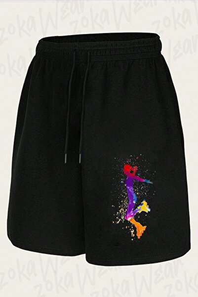 ZOKAWEAR Unisex Skate Design Printed Shorts