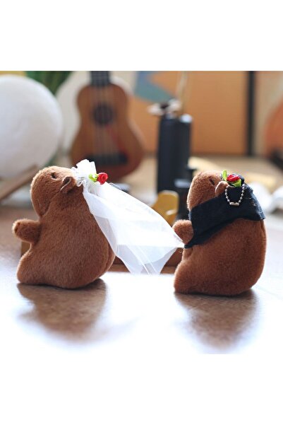 Choice 12 cm 2Pcs Set ZAKOL New Wedding Plush Toy Cute Cartoon Couple Keychai...