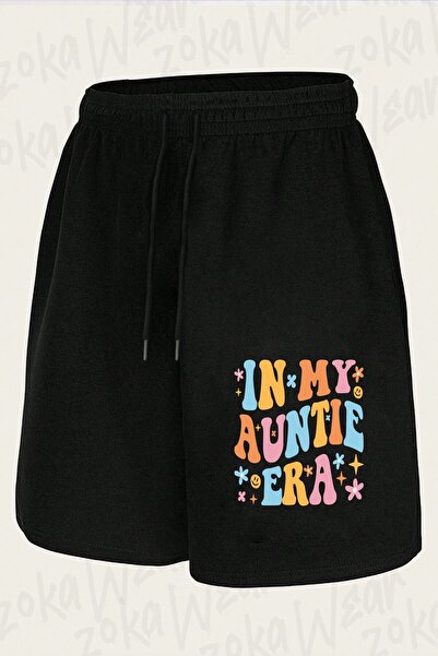 ZOKAWEAR Unisex Σορτς με στάμπα  "In My Auntie Era I Design "