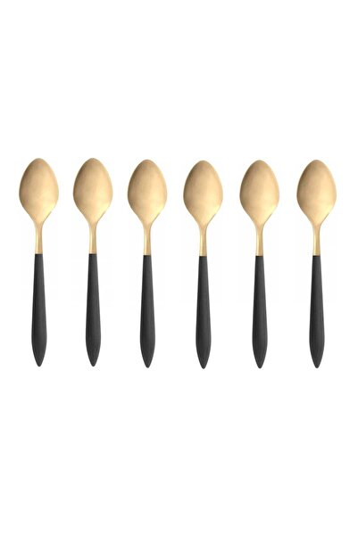 CASA BUGATTI Set de 6 lingurițe pentru desert/cafea Ares Gold, - ASGDN-004N07...