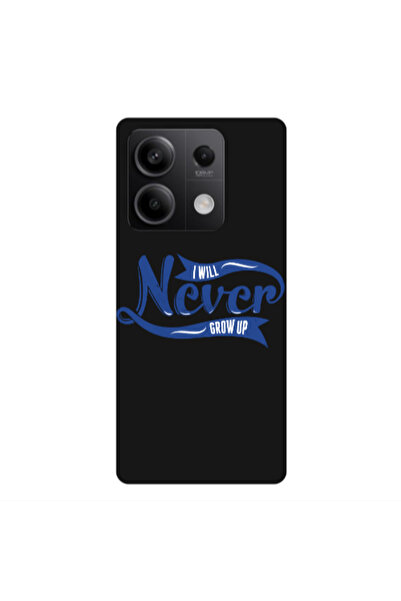 Other Xiaomi Redmi Note 13 5G I Will Never Grow Up Black Colored Silicone TPU...