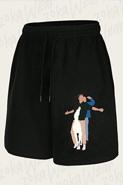 ZOKAWEAR Unisex Chandler and Joey Design Printed Shorts