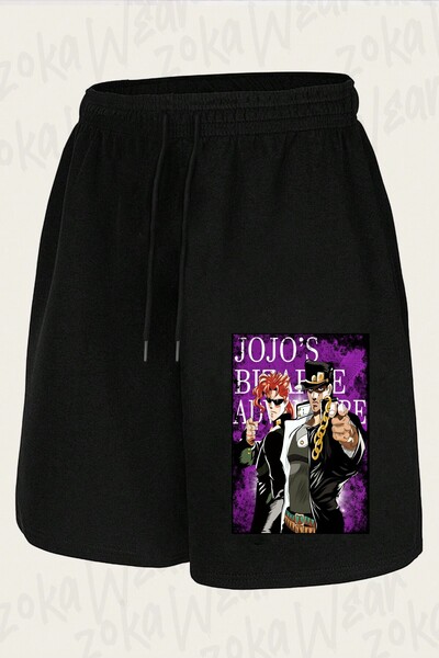 ZOKAWEAR Unisex Jojo's Bizarre Adventure X2 Design Printed Shorts