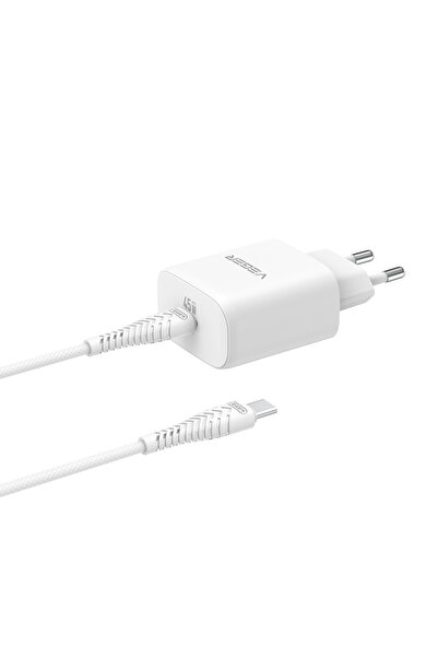 Veger TR101-45W1C 45W GaN Ταχυφορτιστής με μία θύρα USB-C και καλώδιο Type-C ...