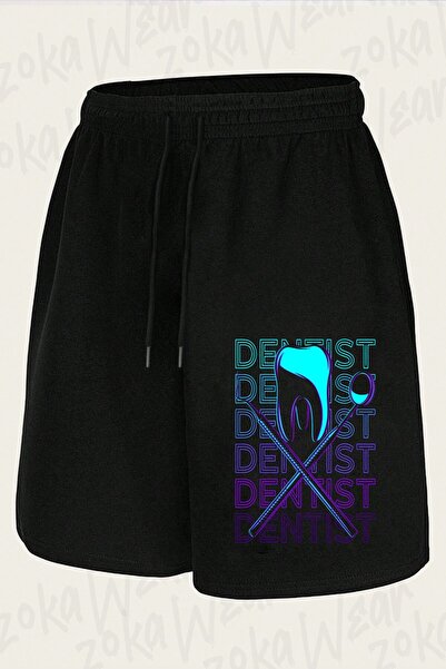 ZOKAWEAR Unisex Dentist Design Printed Shorts