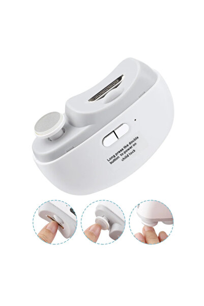 Choice Electric Nail Clipper for Baby Adult 2 Speeds Rechargeable Nail Trimme...
