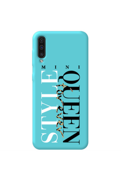 Other Samsung A70 Mini Quen Forever Turquoise Colored Silicone TPU Θήκη