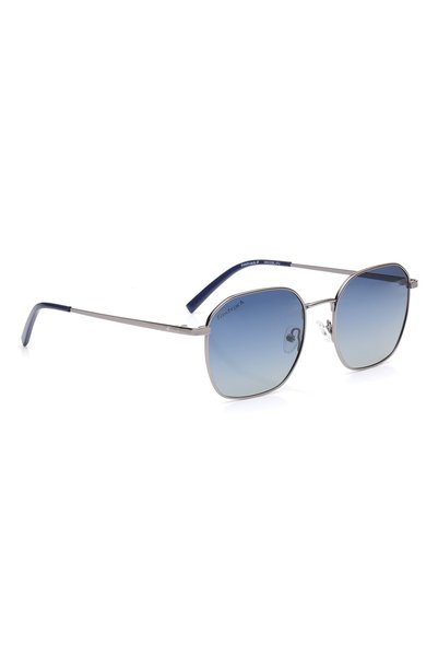 FASTRACK نظارات شمسية مستقطبة للجنسين بعدسات مرآة بلون رمادي معدني - M8030BL1PV