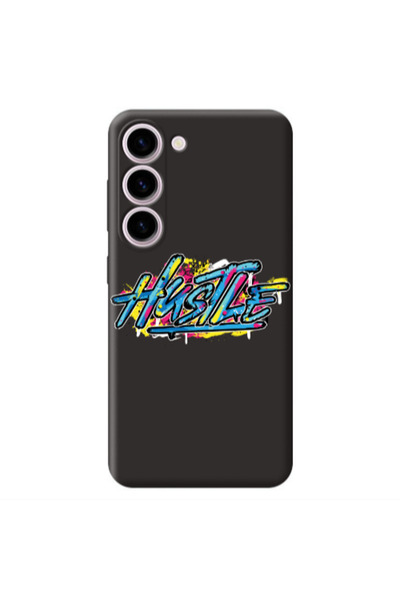 Other Samsung S23 Plus Hustle Black Colored Silicone TPU Θήκη