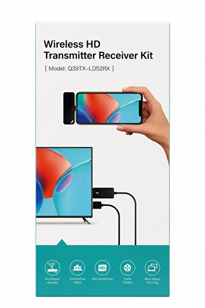 NARİTA Wireless HD Kablosuz Görüntü Aktarım ve Ekran Yansıtma Seti