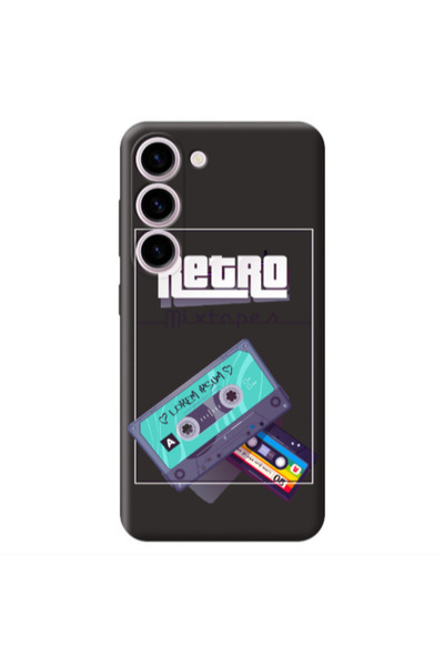 Other Samsung S23 Plus Mixtapes Black Colored Silicone TPU Θήκη