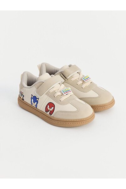 LC Waikiki LCW STEPS Bej Sonic Baskılı Erkek Çocuk Spor Ayakkabı