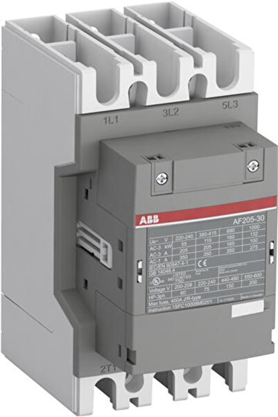 ABB Contactor 100-250V 50Hz AF205-30-00-13, ABB, CONTACTOR INDUSTRIAL