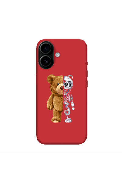 Other Apple Iphone 16 plus Glacier Red Colored Silicone TPU Θήκη