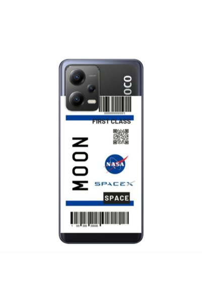 Other Xiaomi Poco X5 Moon spacex Transparent Silicone TPU Θήκη