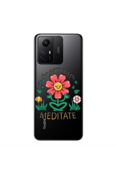 Other Xiaomi Redmi Note 12s Meditate Transparent Silicone TPU Θήκη