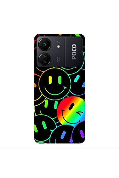 Other Xiaomi Poco C65 Rainbow Smile Transparent Silicone TPU Θήκη