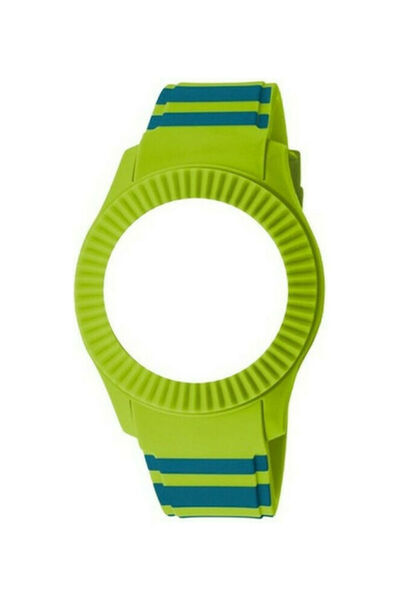 Other WATX & CO Λουράκι από καουτσούκ Πράσινο 43mm