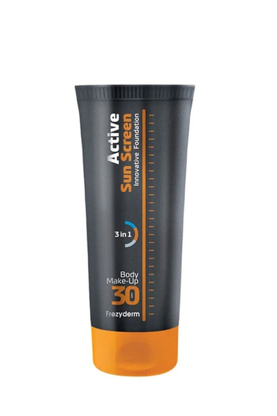 Frezyderm Ενεργή Αντηλιακή Κρέμα Βάσης Μακιγιάζ Σώματος SPF30 75ML