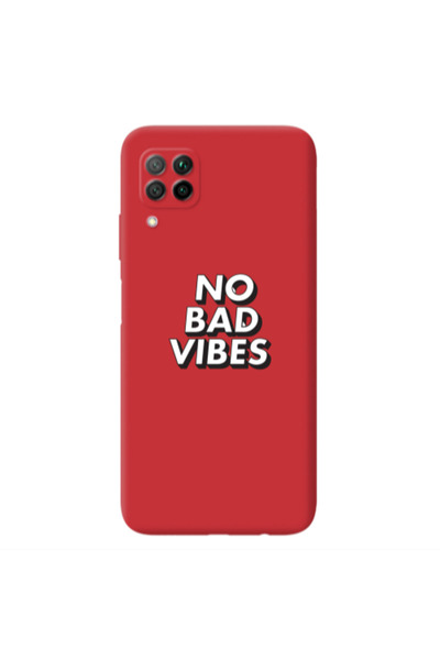 Other Huawei P40 Lite No bad vibes Red Colored Silicone TPU Θήκη