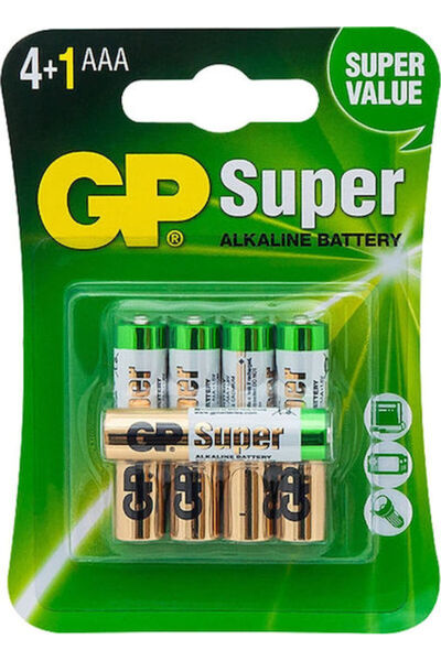 GENIUS Συσκευασία Αλκαλικών Μπαταριών AAA 1.5V 5 τεμάχια