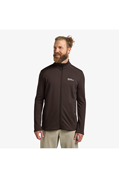 Jack Wolfskin Kolbenberg Full Zipped Men's Brown Jacket