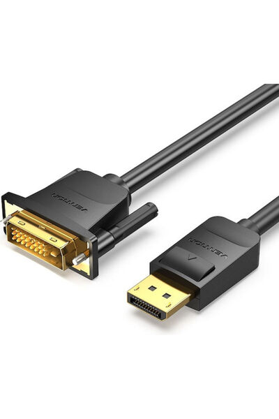 Vention Καλώδιο DVI-D αρσενικό σε DisplayPort αρσενικό, 2μ, Μαύρο (HAFBH)