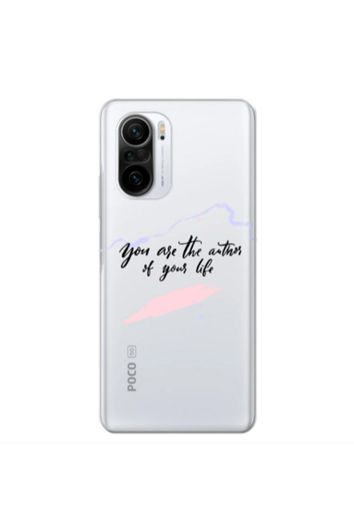 Other Xiaomi Poco F3 You are the authors Transparent Silicone TPU Θήκη