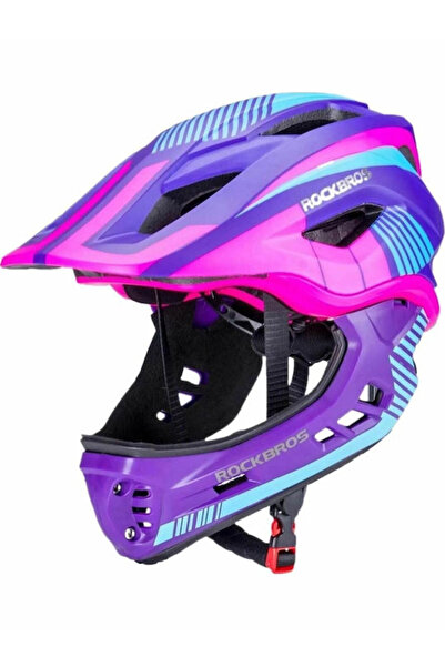 ROCKBROS TT-32SBPP-M Κράνος Ποδηλάτου Μωβ-Ροζ Παιδικό Μέγεθος M Κωδικός: TT-3...