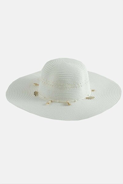 AKSESUARIM Seashell Straw Hat