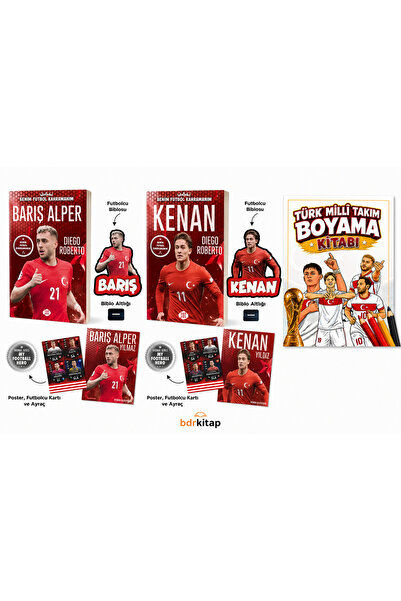 dokuzyayinlari Barış Alper Yılmaz - Kenan Yıldız Milli Takım Boyama Kitabı He...