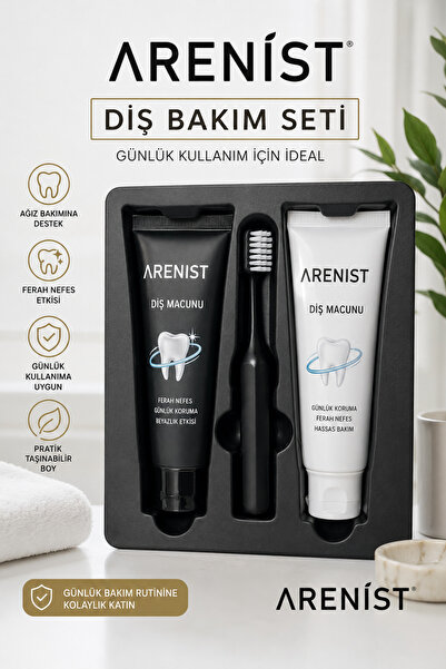 Arenist Vara Doctor Beyazlık & Hassasiyet Diş Bakım Seti 2x120 g Diş Macunu +...