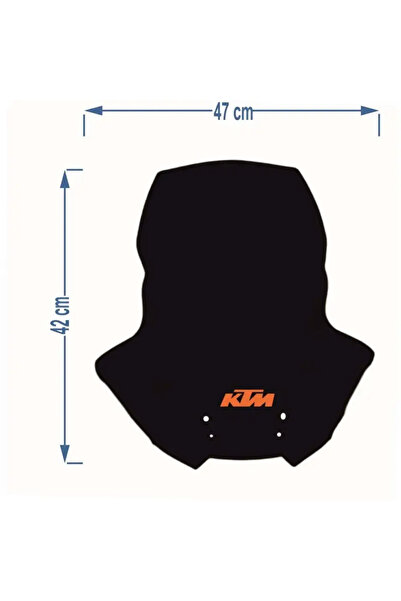 KTM DUKE 200 UYUMLU FÜME SİPERLİK