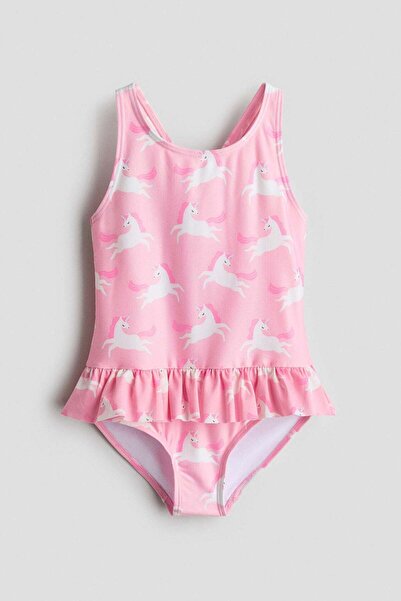 H&M Frill-trim swimsuit