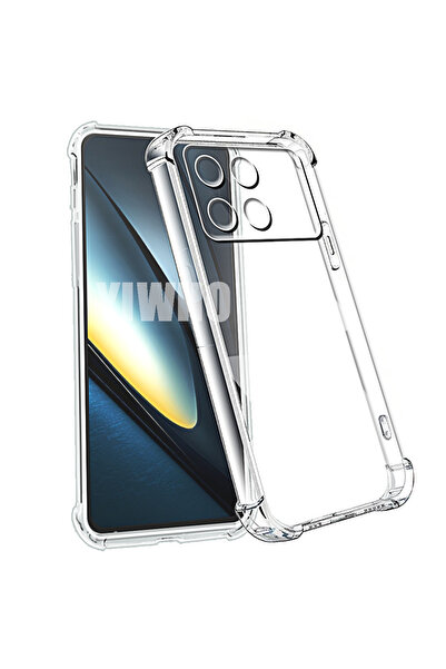 Choice11 Poco X6 Pro Airbag Transparent Phone Case for Poco F6 X6 X5 F5 F4 F3...